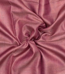 Dusty Pink Woven Tussar Tissue Silk Saree With Checks-TU3452