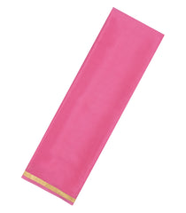 Pink Woven Mysore Silk Saree With Zari Border-MS3604