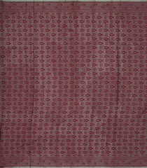 Aquamarine Woven Tussar Silk Saree With Floral Motifs -TU2956