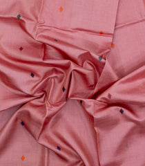 Light Peach Woven Tussar Silk Saree With Meean Motifs-TU3265