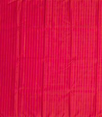 Orange & Pink Handloom Kanchipuram Silk Saree With Stripes-KA12800