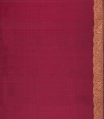 Dark Blue Handloom Korvai Kanchipuram Silk Saree With Zari Buttas-KA15374