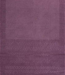 Lilac Woven Tussar Silk Saree With Chevron Stripes-TU3331