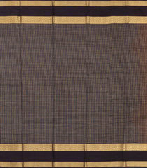 Red Woven Blended Viscose Saree With Zari Checks & Contrast Border-BL6101