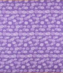 Lavender Printed Synthetic Linen Saree With Floral Motifs-SY0335
