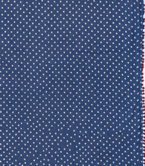 Dark Blue Printed Jaipur Cotton Saree With Floral Motifs-JC1866