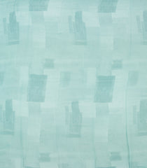 Light Blue Woven Georgette Silk Saree With Printed Abstract Motifs-PS0561