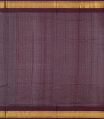BubbleGum Pink Handloom Korvai Silk Cotton Saree With Contrast Temple Border-SC4970