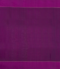 Blue Woven Dupion Silk Saree With Dotted Stripes & Contrast Border-DS0640