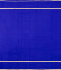 Blue Woven Pure Silk Saree With Zari Checks-EC2607