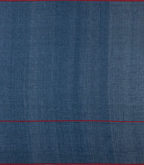 Teal Handloom Bengal Cotton Saree With Buttas & Contrast Border-BG1973