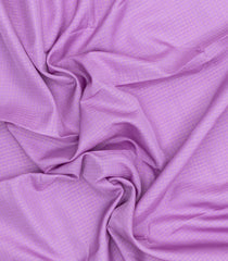 Lavender Woven Blended Viscose Saree With Zari Checks-BL6081