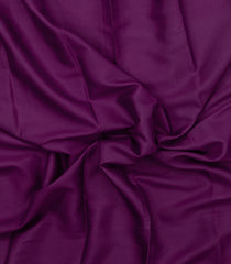 Dark Magenta Woven Mysore Silk Saree With Contrast Border-MS3724