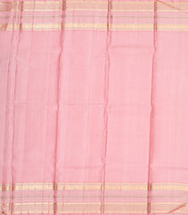Magenta Handloom Korvai Kanchipuram Silk Saree With Floral Buttas-KA12956
