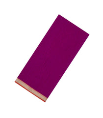 Magenta Handloom Maheswari Silk Cotton Saree With Zari Border-SC4154