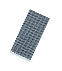 Black Handloom Bengal Cotton Saree With Checks-BG1912
