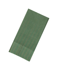 Sage Green Woven Tussar Silk Saree With Stripes-TU3289