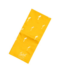 Mustard Handloom Banarasi Silk Saree With Bird Buttas-BE1472