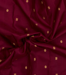 Maroon Handloom Kanchipuram Silk Saree With Buttas-KA15047-Maroon