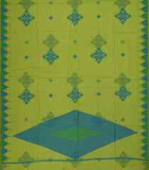 Light Green Woven Synthetic Tussar Saree With Printed Floral Motifs-BL4482