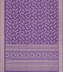 Lavender Printed Art Dola Silk Saree With Zari Border-BL5771