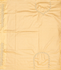 Sandal Handloom Silk Saree With Meena Bird Motifs & Hand Embroidered Border-EN1734