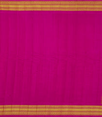 Mustard Handloom Gadwal Silk Cotton Saree With Buttas -GA0279