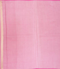 Baby Pink Handloom Organza Soft Silk Saree With Floral Motifs-SO4117