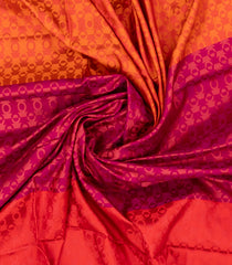 Purple Handloom Soft Silk Saree With Geometric Jaal Motifs-SO4273