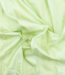 Mint Green Handloom Korvai Kanchipuram Silk Saree With Kanchipuram Butta Silk Sarees & Stripes-KA16588