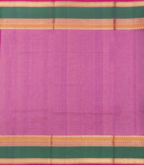 Magenta Handloom Silk Cotton Saree With Buttas & Contrast Border-SC4102