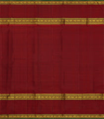 Maroon Handloom Kanchipuram Silk Saree With Buttas & Zari Border-KA15865