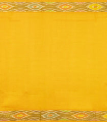 Dark Green Handloom Silk Cotton Saree With Tie & Dye Border-SC4647
