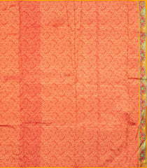 Yellow Printed Blended Viscose Saree With Position Printed Floral Motifs-BL5986