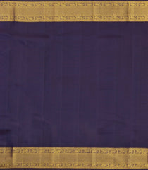 Mango Yellow Handloom Korvai Kanchipuram Silk Saree With Zari Buttas-KA15955
