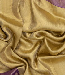Gold Handloom Tissue Kanchipuram Silk Saree With Diamond Motifs-KA14601