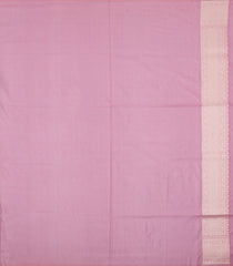 Pink Handloom Banarasi Tanchoi Silk Saree With Meena Floral Motifs-BE1828
