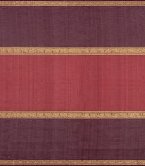 Crimson Handloom Silk Cotton Saree With Checks-SC4207
