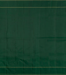 Bottle Green Handloom Kanchipuram Silk Saree With Stripes & Buttas-KA15064-Bottle Green