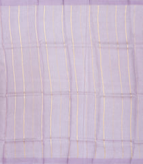 Lavender Handloom Banarasi Organza Silk Saree With Meena Floral Motifs-BE1390