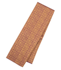 Dusty Pink Handloom Kanchipuram Silk Saree With Annam Chakaram Motifs-KA16351