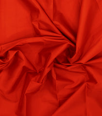 Red Woven Mysore Silk Saree With Floral Piping Border-MS3775