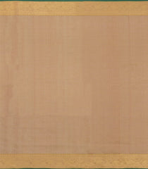 Beige Handloom Silk Cotton Saree With Checks-SC4201