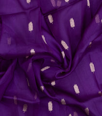Purple Woven Pure Organza Silk Saree With Zari Buttas-KS1106