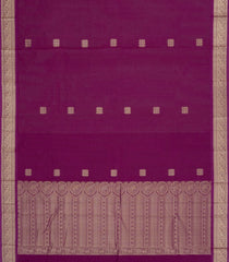 Magenta Handloom Kanchi Cotton Saree With Buttas-KC1811