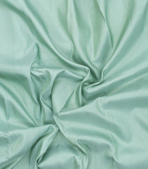 Turquoise Handloom Korvai Kanchipuram Silk Saree With Meena Floral Border-KA15749