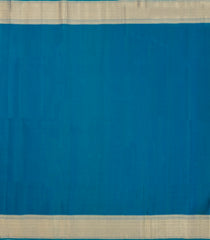 Blue Handloom Soft Silk Saree With Floral Dotted Stripes-SO4575