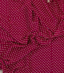 Magenta Woven Synthetic Blended Saree With Embroidered Motifs-EN2081