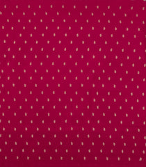 Bubblegum Pink Woven Blended Viscose With Zari Buttas-BL5557
