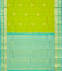 Light Green Woven Pure Silk Saree With Wedding Zari Buttas-KA16899